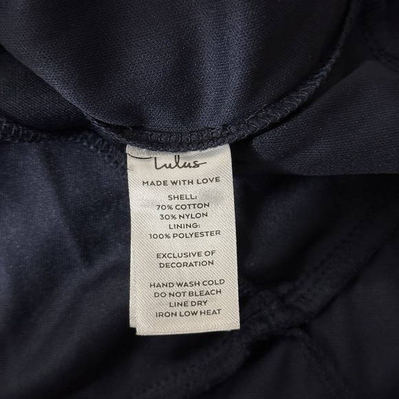 Lulus Found Your Love Navy Blue Lace Trumpet Midi Dress Small - Picture 10 of 10